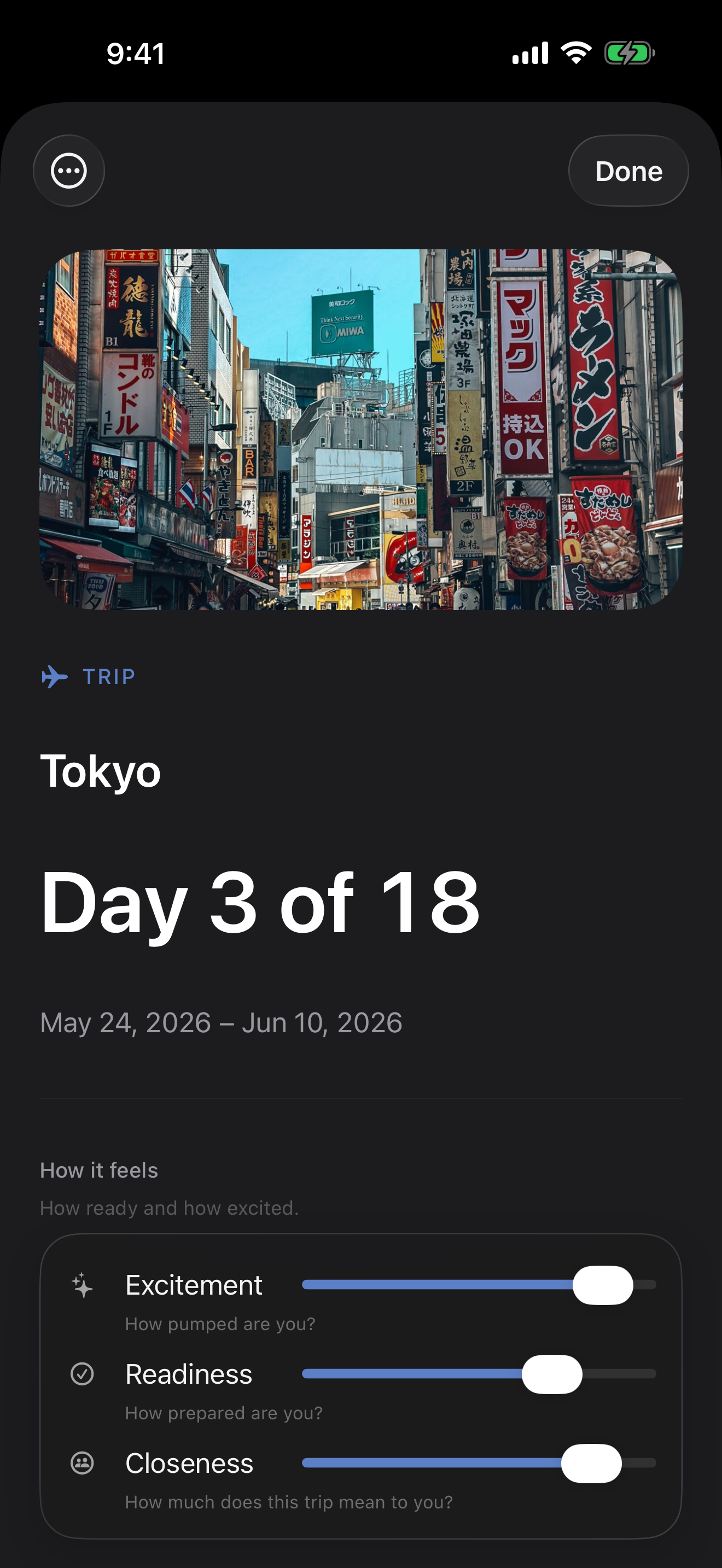 Multi-day moment showing Day 3 of 14